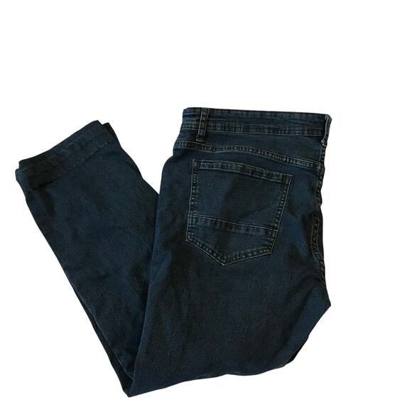 Blackwave Blue Classic Straight Leg Jeans Mens 36x30 - Picture 3 of 5
